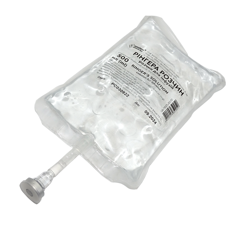 Рінгера розчин для інфузій 500 мл в контейнері